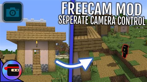 Freecam The Best Camera Mod Minecraft Mod Tutorial Youtube
