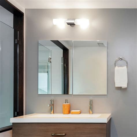 Las lámparas de espejo se pueden colocar y manejar de distintas maneras. Aplique para baños Tubes - Sulion | Luces para baños, Espejos para baños, Espejos para baños ...