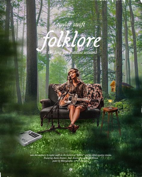 Taylor Swift Folklore Album Cover Poster Luther Charles