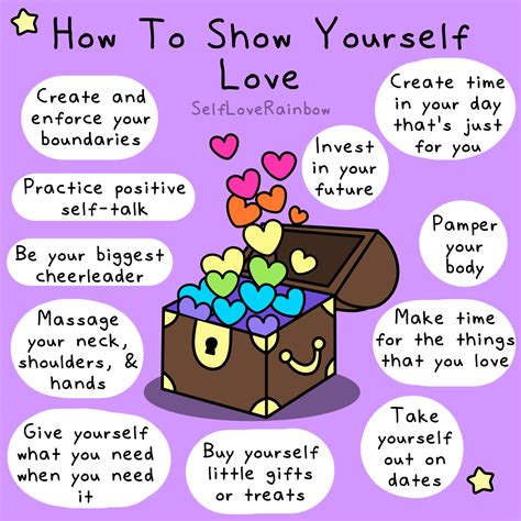 How Do You Show Yourself Love Self Love Rainbow
