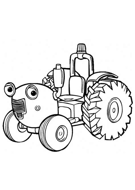 Kolorowanka Traktor Tom Do Druku I Online