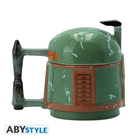 Star Wars Mug 3d Boba Fett X2 Abysse Corp