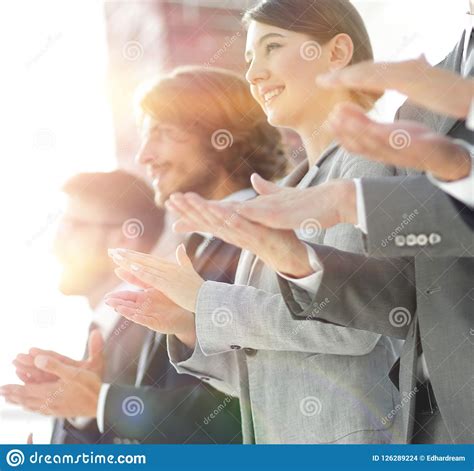 Business People Hands Applauding Stock Photo - Image of ...
