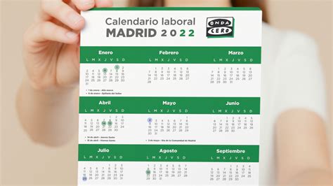 Calendario Laboral 2022 Excel Madrid Zona De Informaci N Aria Art