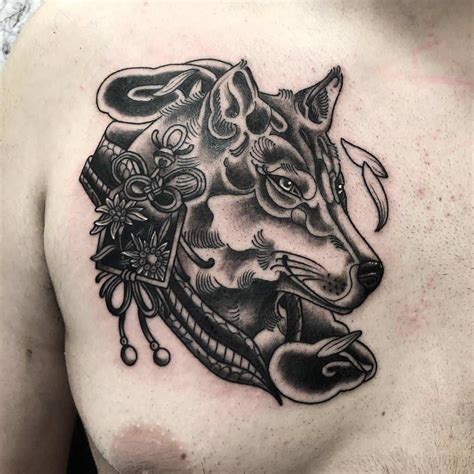 They are said to watch over travelers. Top 63 Best Japanese Wolf Tattoo Ideas - [2021 Inspiration ...