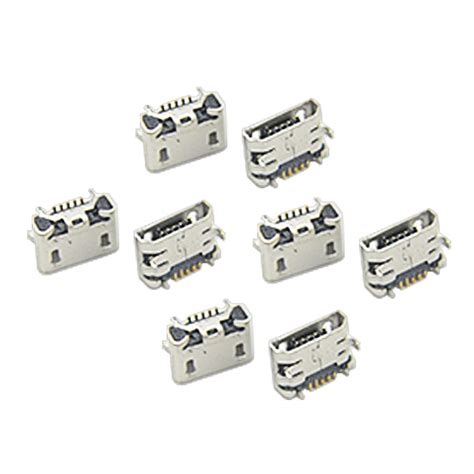 Buy Xingyheng Pcs Usb Type B Standard Micro Port Female Solder Plug Pin Smd Smt Jack Socket