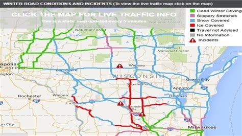 Current road conditions in Northeast Wisconsin
