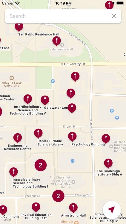 Asu Campus Maps By Liam Bolling