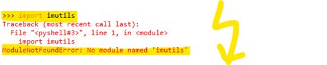 Modulenotfounderror No Module Named ‘imutils Python Be On The