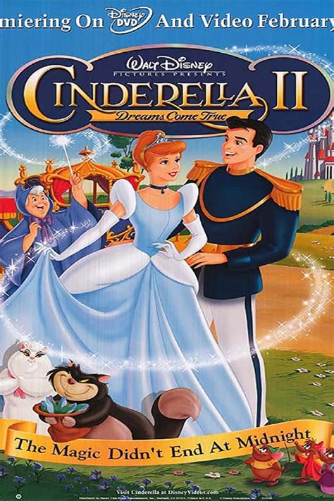 Explore cinderella's happily ever after life as a princess in 3 stories, with help from the fairy godmother. Cinderella II: Dreams Come True (2002 ...