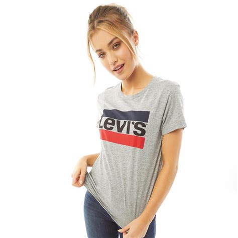 Køb Levis Damer The Perfect T Shirts Grå Mergel