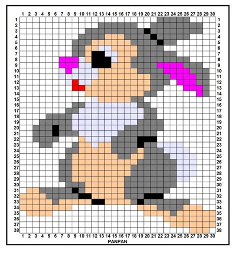 Lapin de paques coloriage le meilleur de 22 inspirant de. pixel art bambi : +31 Idées et designs pour vous inspirer ...
