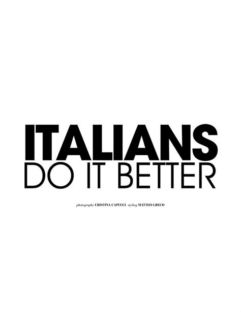 Italians Do It Better Italiaans Teksten Italië