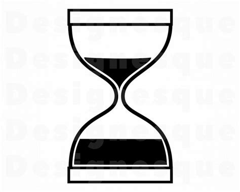 hourglass 2 svg hourglass svg time svg cut files for silhouette hourglass files for cricut eps