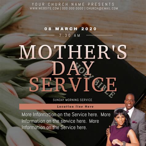 Copy Of Church Mothers Day Event Flyer Template Postermywall