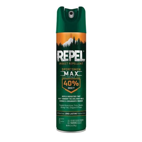 Repel Sportsmen Max Insect Repellent 40 Deet 6 5 Oz All Purpose Outdoor Bug Spray In The