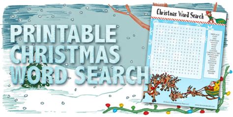 Printable Christmas Word Search Tims Printables
