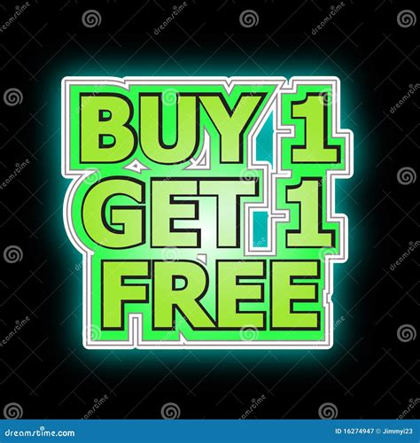 Buy One Get One Free Royalty Free Stock Photography Image 16274947