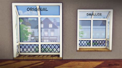 Sims 4 Ccs The Best Laundry Day Windows Smaller By Melly20x