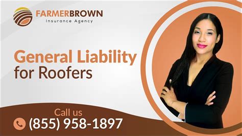 General Liability For Roofers Roofers Insurance Farmer Brown Youtube