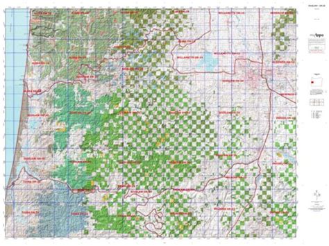 Oregon Unit 20 Topo Maps Hunting And Unit Maps Huntersdomain