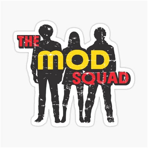 The Mod Squad Sticker For Sale By Jungturx Redbubble