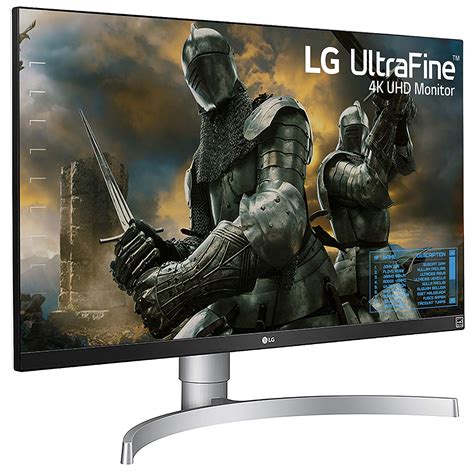 Lg 27uk650 W 27 Inch 4k Uhd Ips Led Monitor With Hdr 10 And Adjustable