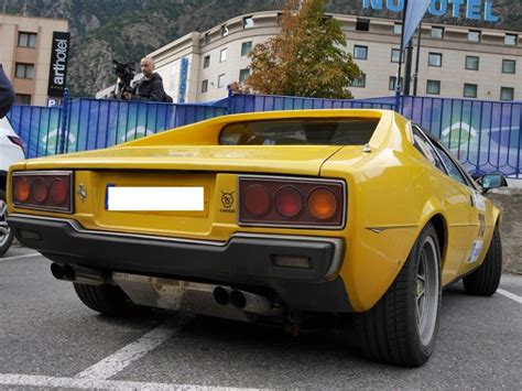 Portail des communes de france : Ferrari Dino 308 GT4. Yellow versio • All PYRENEES · France, Spain, Andorra