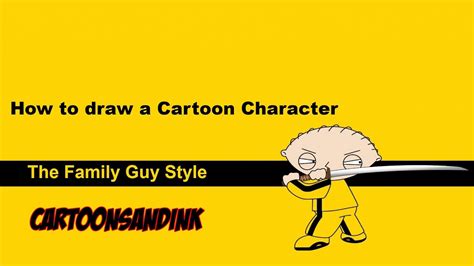 First, simply observe them in order to identify the simple geometric shapes that make them up. How to draw a Cartoon Character - The Family Guy Style ...