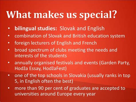 Milan Hodža Bilingual English Slovak Grammar School Ppt Download