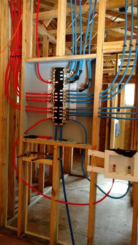 There's a new way to design and install a residential pex plumbing system that goes in faster, uses less materials, and operates more efficiently. Manifold plumbing idea | Pex plumbing, Diy plumbing ...