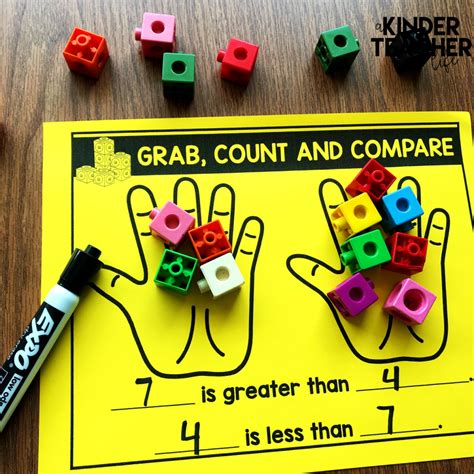 9 Quick And Easy Math Center Activities A Kinderteacher Life