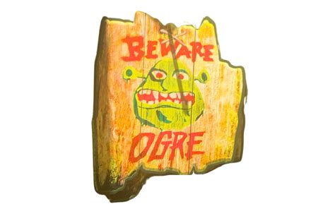 Beware Ogre Sign By Dracoawesomeness On Deviantart