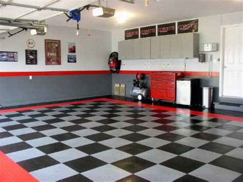 50 Garage Paint Ideas For Men Masculine Wall Colors And Themes