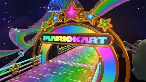 Filemkt Wii Rainbow Road Starting Line Super Mario Wiki The