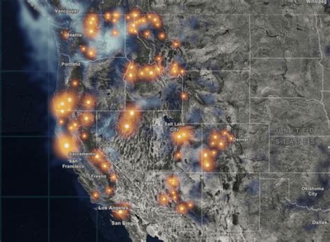 Real Time And Interactive Map Of Current Wildfires In The Usa Snowbrains
