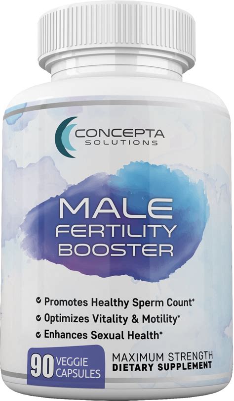 concepta natural male fertility sperm booster maximum strength vegan non gmo ebay