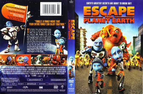 Escape From Planet Earth 2013 Ws R1 Cartoon Dvd Front Dvd Cover