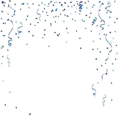 Download High Quality Confetti Transparent Background Blue Transparent