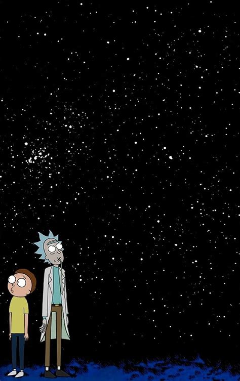 Rick And Morty Space Resolution TV Series And Background Rick