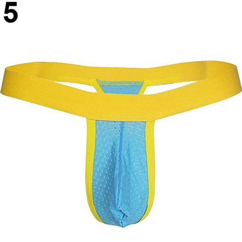 howd men s sexy mesh bulge pouch breathable t back g string briefs thongs underwear
