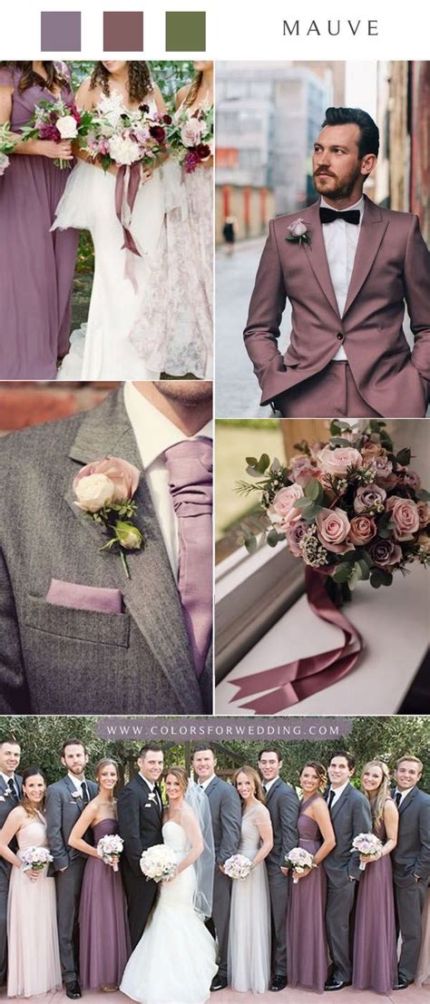 10 Mauve Wedding Color Palettes For Fall And Winter Weddings Mauve