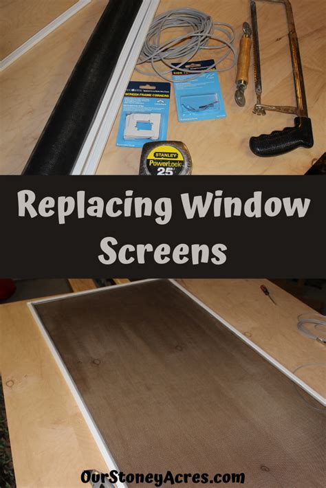 Replacing Window Screens A Simple Diy Project Our Stoney Acres Diy