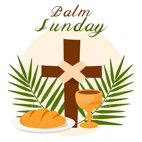 Palm Sunday Religious Clipart Transparent Png Hd Palm Sunday Bible Cup