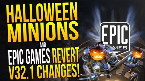 Paragon News Halloween Pumpkin Head Minions And Epic Games Revert V321