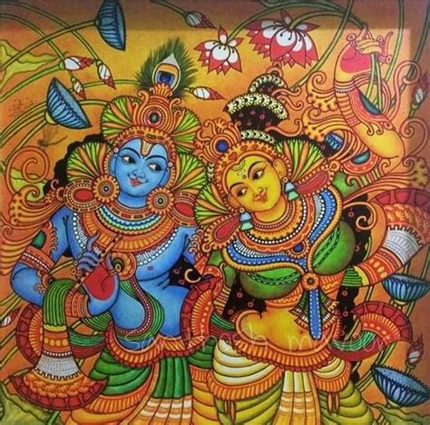 Kerala Mural Painting Krishna