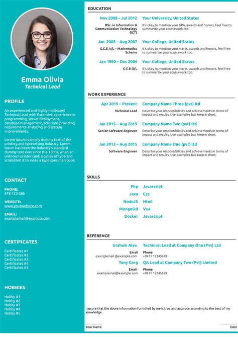 How did john get such amazing results with the new cv we wrote for him? Free Download LibreOffice Writer CV Templates Style - 03 ...