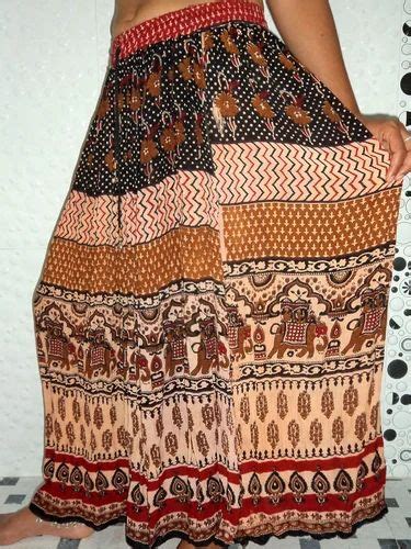 Cotton Hand Block Print Long Skirt At Best Price In Jodhpur By Triveni