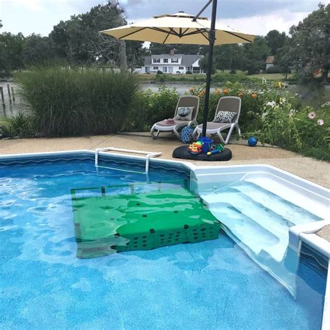 Whats A Swim Platform Quadro Aqua Pool Dock Swimming Pools Backyard Outdoor Pool Area Aqua