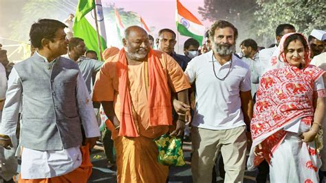 A March Against Hatred Violence Fear In India Says Rahul As Bharat Jodo Yatra Enters Mp The